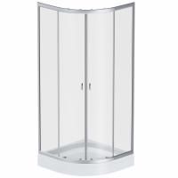 Душевой уголок AM.PM X-Joy Twin Slide 80x80 W88E-205-080MT с поддоном профиль матовый Хром стекло прозрачное Душевой уголок AM.PM X-Joy Twin Slide 80x80 W88E-205-080MT с поддоном профиль матовый Хром стекло прозрачное