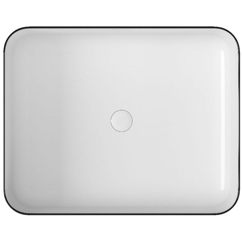 Раковина-чаша Owl 1975 Line 50 OWLB191011 Белая глянцевая с донным клапаном