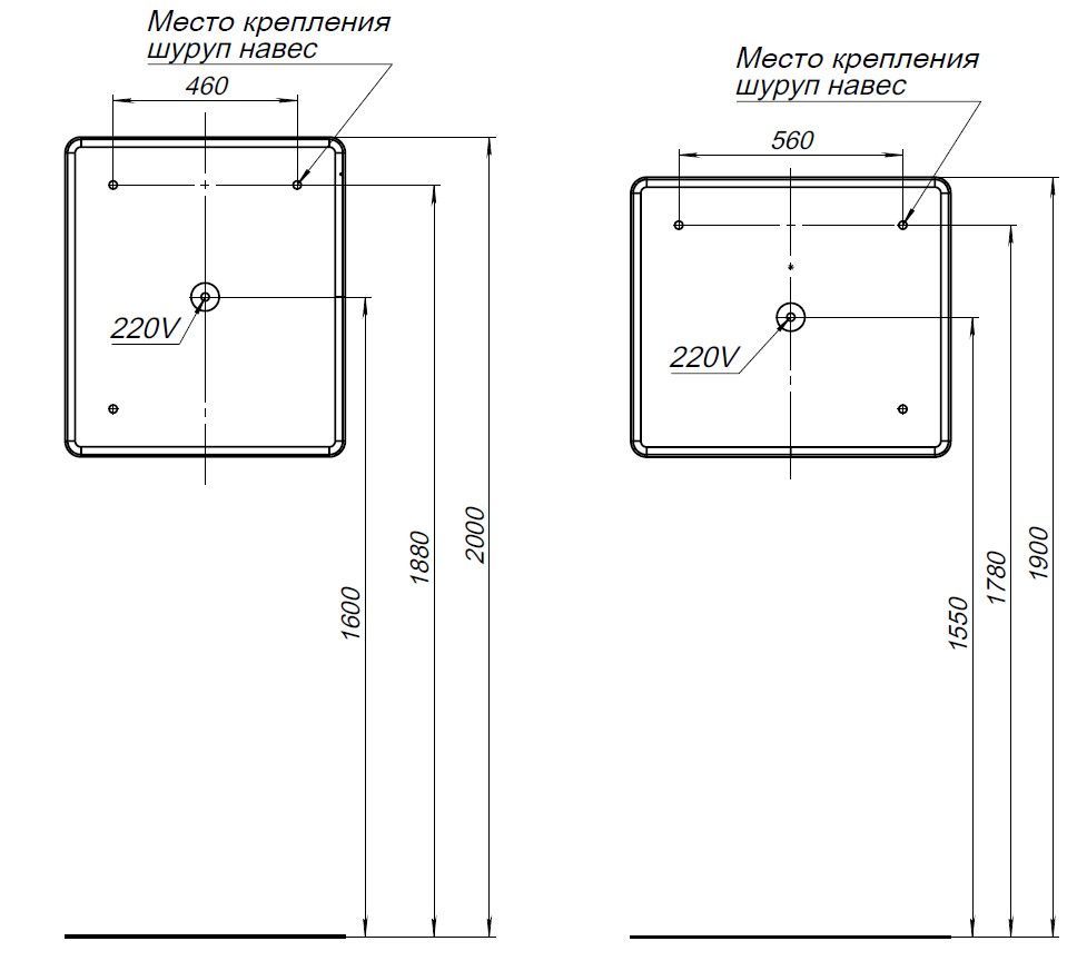 Зеркало Aquanet Ирис 70 с подсветкой LED Зеркало Aquanet Ирис 70 с подсветкой LED