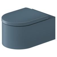 Duravit  Millio Унитаз подвесной  декор &quot;Smooth&quot;  370х570 мм, крепление в компл.,цвет синий матовый