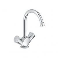 Смеситель для раковины GROHE Costa L с донным клапаном и высоким С-изливом, хром (21375001) Смеситель для раковины GROHE Costa L с донным клапаном и высоким С-изливом, хром (21375001)