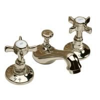 Devon Coventry Смеситель для биде на 3 отв., с донным клапаном, излив 111 мм, цвет: светлое золото