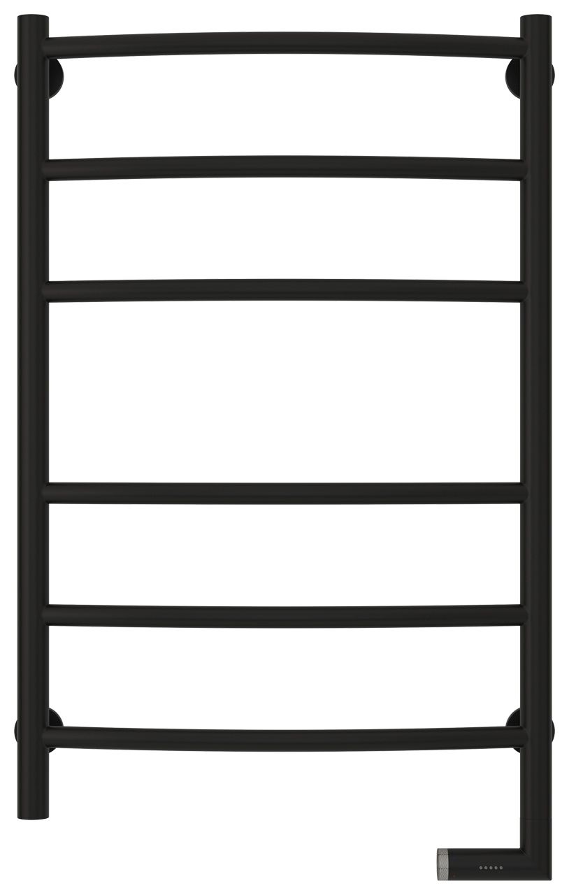 Полотенцесушитель электрический "ГАЛАНТ 2.0" 800х500 / МЭМ правый (Матовый Чёрный)