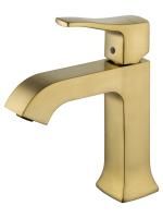 Смеситель для раковины WONZON & WOGHAND FLEX, Брашированное золото (WW-88018072-BG)