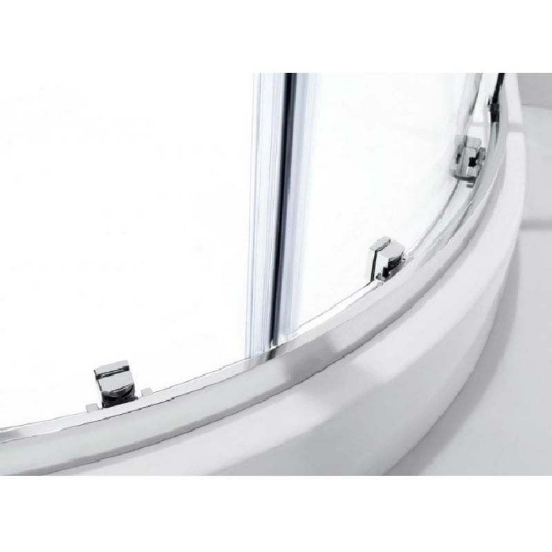 Душевой уголок Cezares Molveno RH-2 120х90 профиль Хром стекло прозрачное