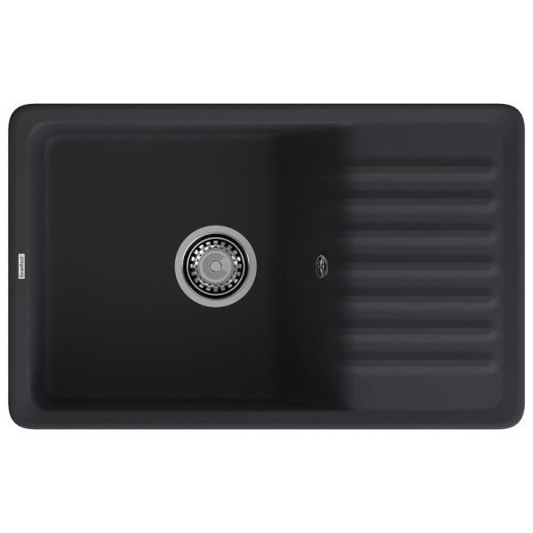 Кухонная мойка GranFest QUARZ 72, черный