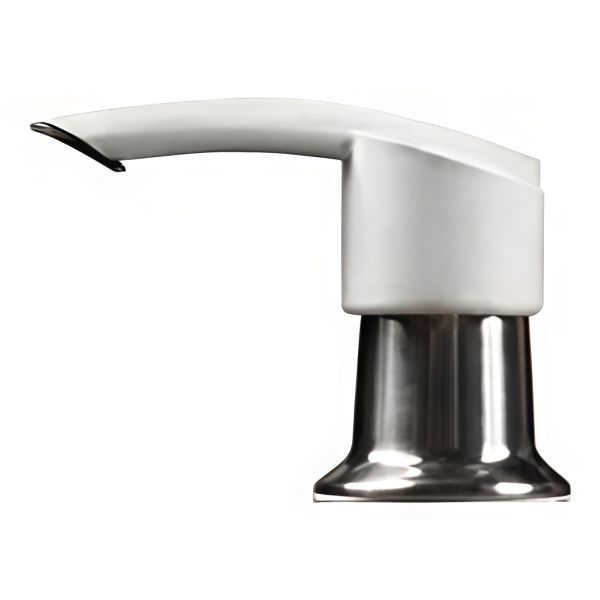 Дозатор для кухонной мойки GranFest 001 "Плоский", иней