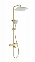Душевая система с термостатом WONZON & WOGHAND, Брашированное золото (WW-B3016-T1-BG) Душевая система с термостатом WONZON & WOGHAND, Брашированное золото (WW-B3016-T1-BG)