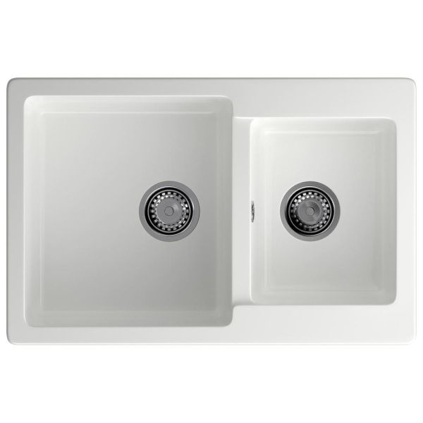 Кухонная мойка GranFest PRACTIK 780K, иней