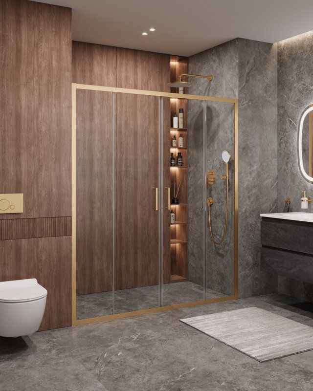 MOLVENO-BF-2-170-C-GM-IV Душевая дверь, артикул MOLVENO-BF-2-170-C-GM-IV