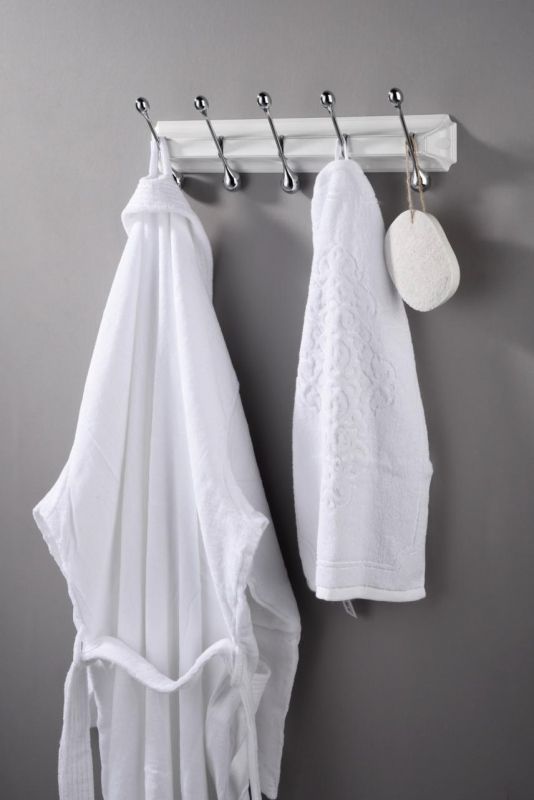 Вешалка для полотенец Elghansa Hermitage HRM-690-White/Chrome Белая Хром, артикул HRM-690-White/Chrome