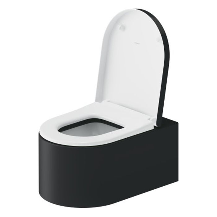 Duravit  Millio Унитаз подвесной  декор &quot;Smooth&quot;  370х570 мм, крепление в компл.,цвет темно-серый матовый