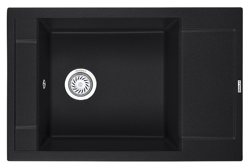 Кухонная мойка Granula 7806, ЧЁРНЫЙ, артикул 7806, ЧЁРНЫЙ