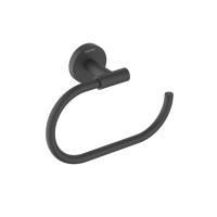 Полотенцедержатель овальный AQUATEK, матовый черный AQ4221MB ОБЕРОН Полотенцедержатель овальный AQUATEK, матовый черный AQ4221MB ОБЕРОН