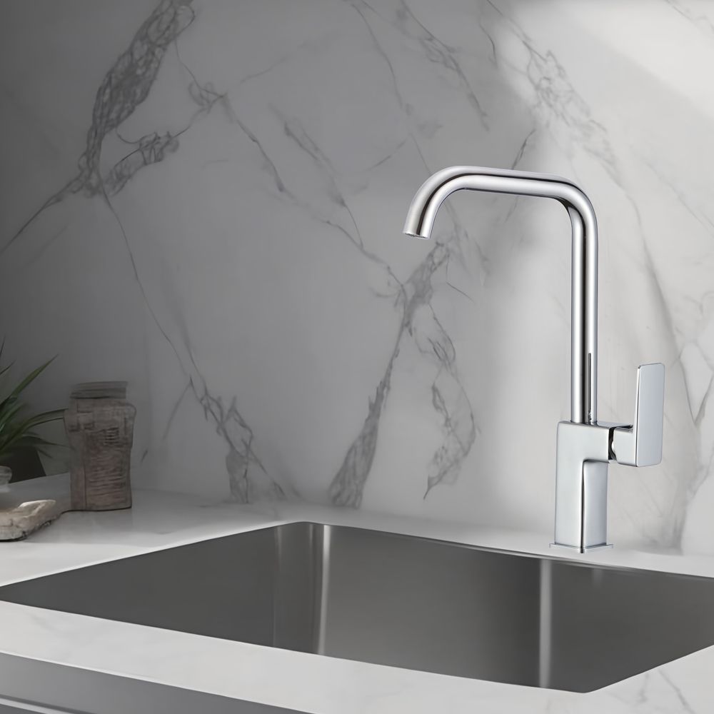 Смеситель для кухни WesnaArt NARCIS NAR06-150-25432, хром, артикул NAR06-150-25432