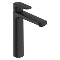 Смеситель для раковины, Hansgrohe, Vernis Blend, без сливного гарнитура, цвет-черный матовый Смеситель для раковины, Hansgrohe, Vernis Blend, без сливного гарнитура, цвет-черный матовый