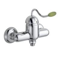 Nicolazzi Signal Смеситель для душа на 2 отверстия, настенный, вывод снизу 1/2", цвет: хром