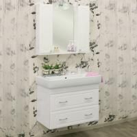 Тумба для раковины Sanflor Ксения 80 Н0000000125 подвесная Белая Тумба для раковины Sanflor Ксения 80 Н0000000125 подвесная Белая