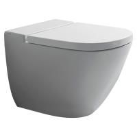 GLOBO Stockholm Унитаз напольный пристенный  58*37*h42см, слив универсальный, с комплектом креплений, цвет белый