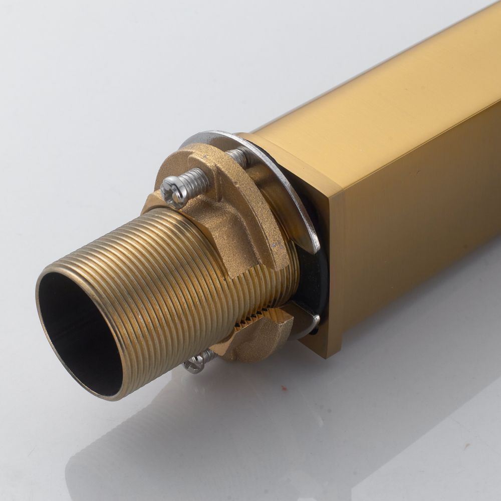 Смеситель для раковины Shevanik S4501G, золотой сатин