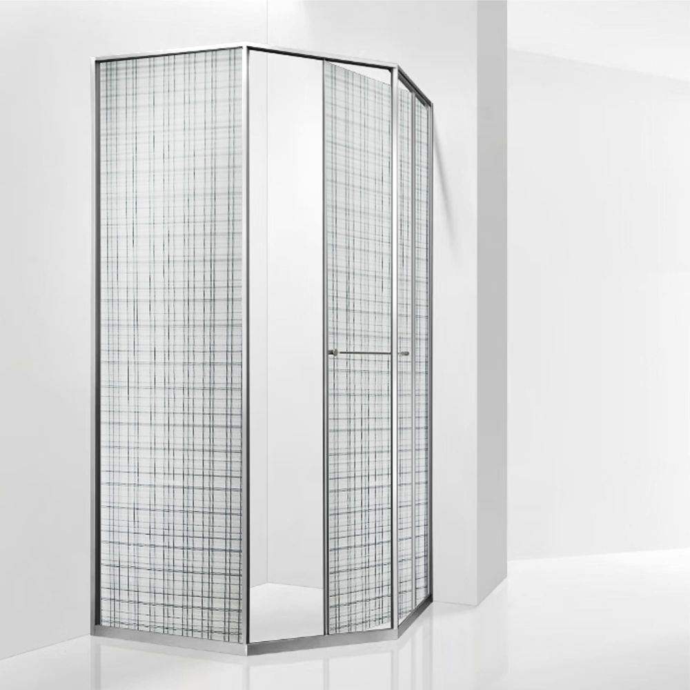 Душевой уголок RGW SV-82 "R" (Черная вуаль, 900x900)
