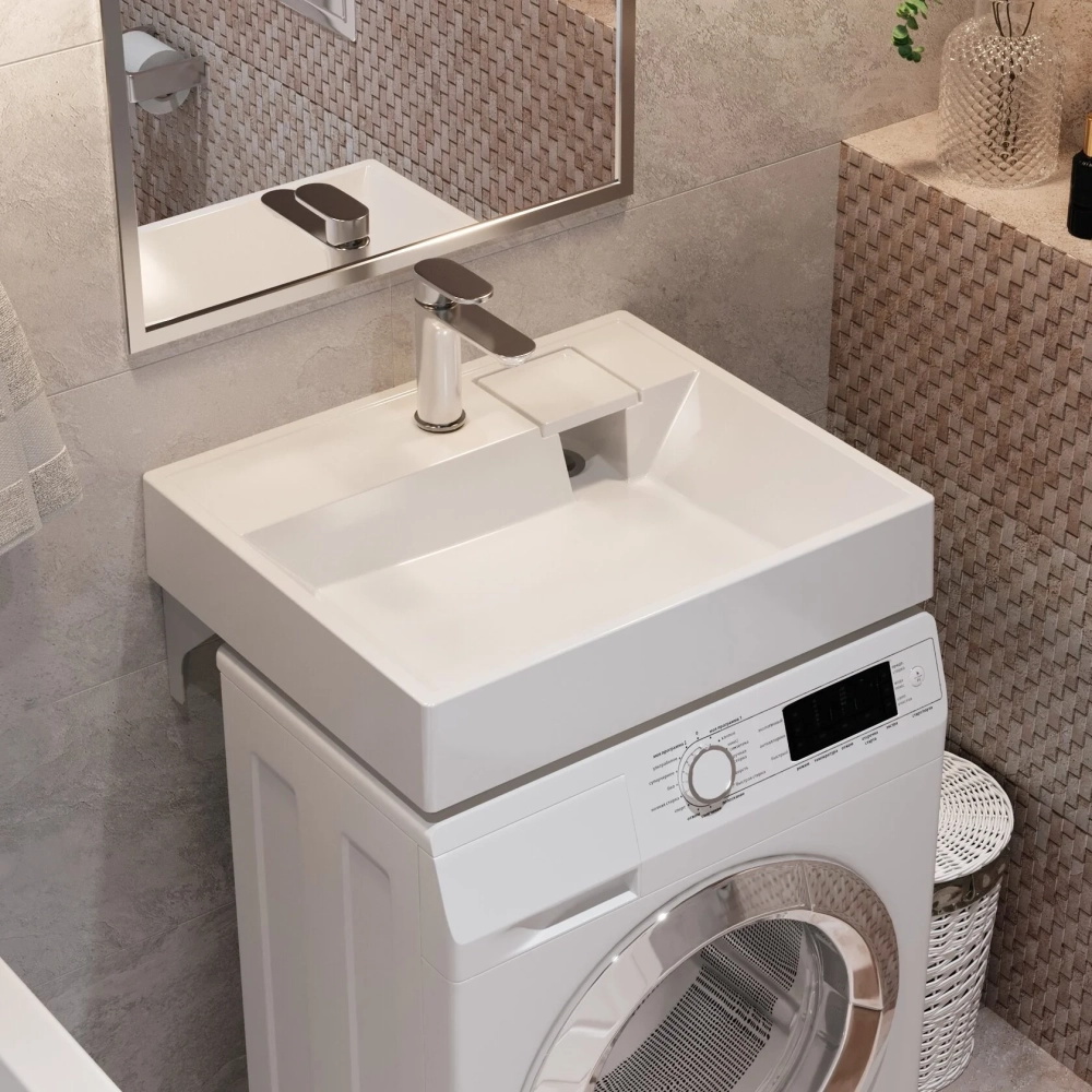 Раковина над стиральной машиной Paola Juno 500, белый, артикул Juno 500