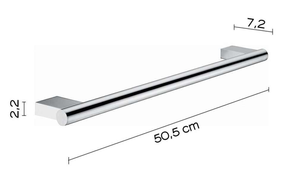 Gedy Canarie, полотенцедержатель, длина 50.5 см, цвет хром