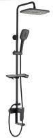 Душевая система со смесителем Black, артикул: VST112Black, VODA
