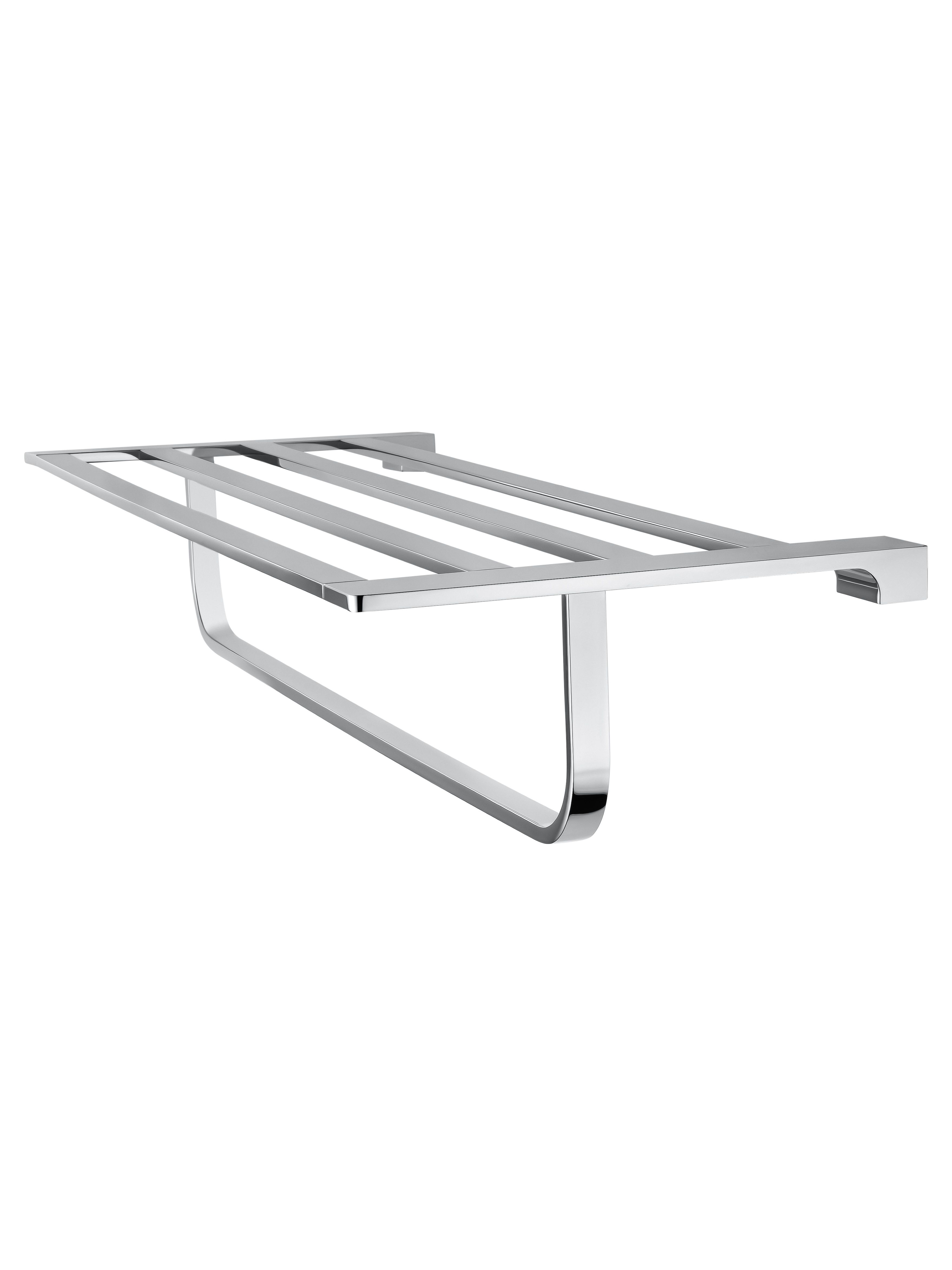 Полотенцедержатель с полкой WONZON & WOGHAND ECLIPSE, Хром (WW-9181)