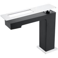 Смеситель Q для умыв. низ. BlackChrome_Комплект