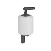 Gessi Goccia Дозатор для жидкого мыла подвесной, цвет: черный/белый Gessi Goccia Дозатор для жидкого мыла подвесной, цвет: черный/белый