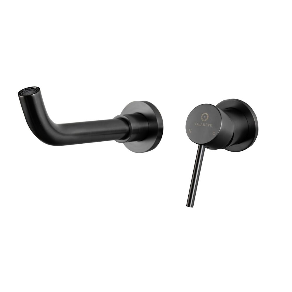 Смеситель для раковины встраиваемый FILARETE Roun FL4020BG, графит