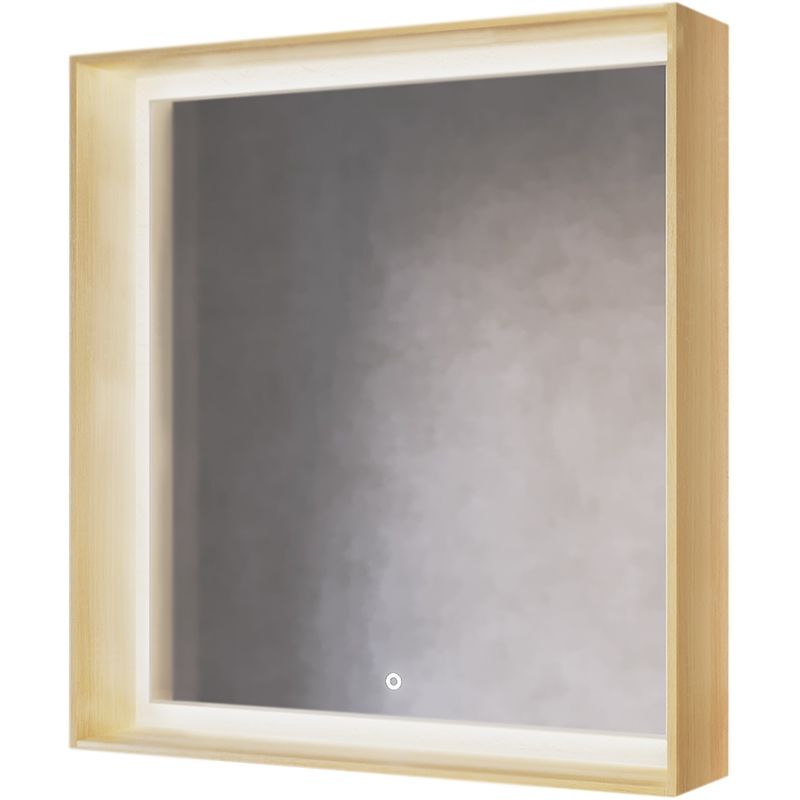 Зеркало Raval Frame 75 с подсветкой Белое Зеркало Raval Frame 75 с подсветкой Белое