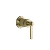 GESSI VENTI20 Смеситель встраиваемый, однорычажный, внешняя часть, цвет Brushed Brass PVD