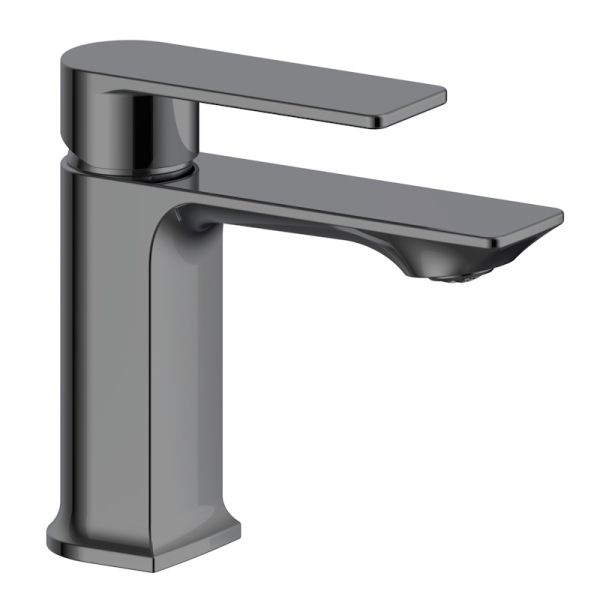 Смеситель для раковины Voda NV26GM, оружейная сталь