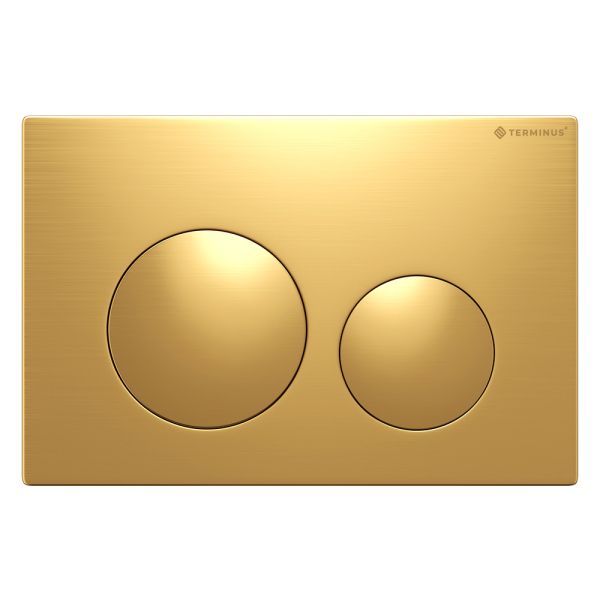 Клавиша смыва Terminus 62K24х16G, золото