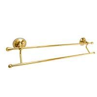 Nicolazzi Cristallo Di Rocca Полотенцедержатель двойной 52 см, цвет: золото Nicolazzi Cristallo Di Rocca Полотенцедержатель двойной 52 см, цвет: золото