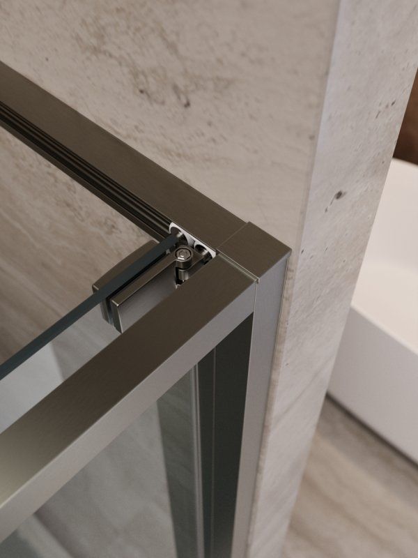 Душевая дверь в нишу CEZARES LUX-B-FS-11 арт. LUX-B-FS-11-100-C-GM, артикул LUX-B-FS-11-100-C-GM