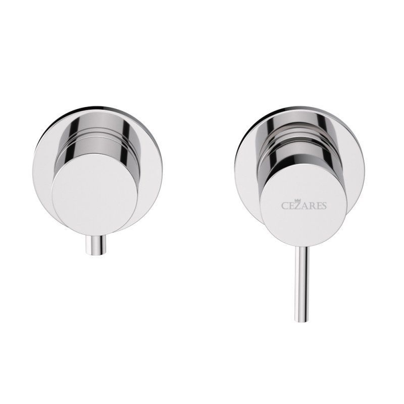 Встраиваемый однорычажный смеситель на 3 выхода CEZARES LEAF-VDIM3-L