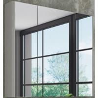 Зеркальный шкаф Comforty Сорренто 90 00-00001968 Светло серый