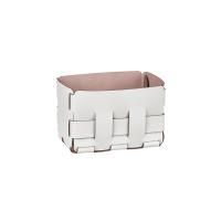 Colombo Adj Корзинка Mini Bottega, 12x19H13 см , цвет: устричный/пепельная роза Colombo Adj Корзинка Mini Bottega, 12x19H13 см , цвет: устричный/пепельная роза