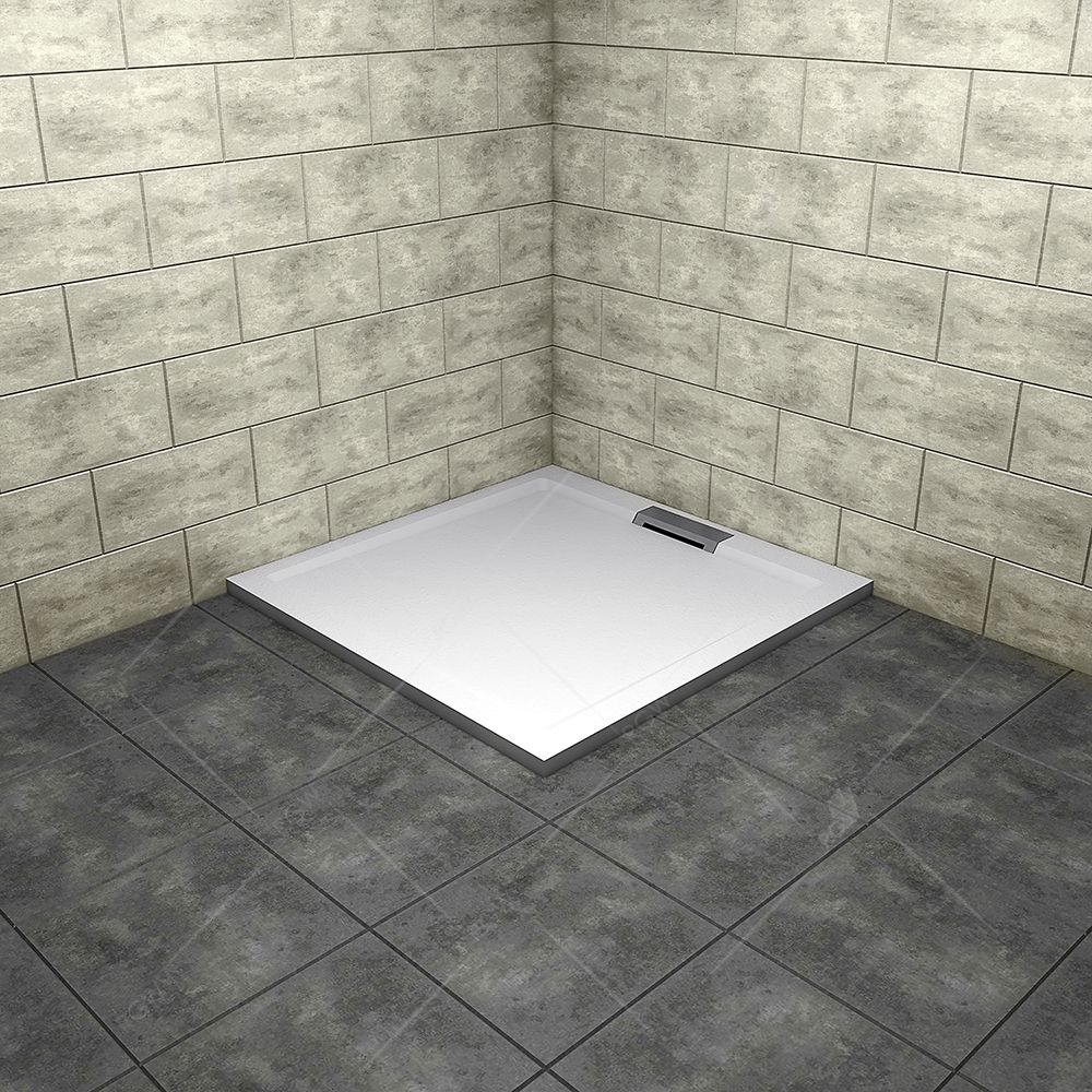 Душевой поддон квадратный RGW GWS-01 Белый (1000x1000)