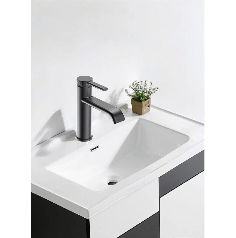 Смеситель на раковину SMARTFLOW SMF0102-A01GD, темный графит