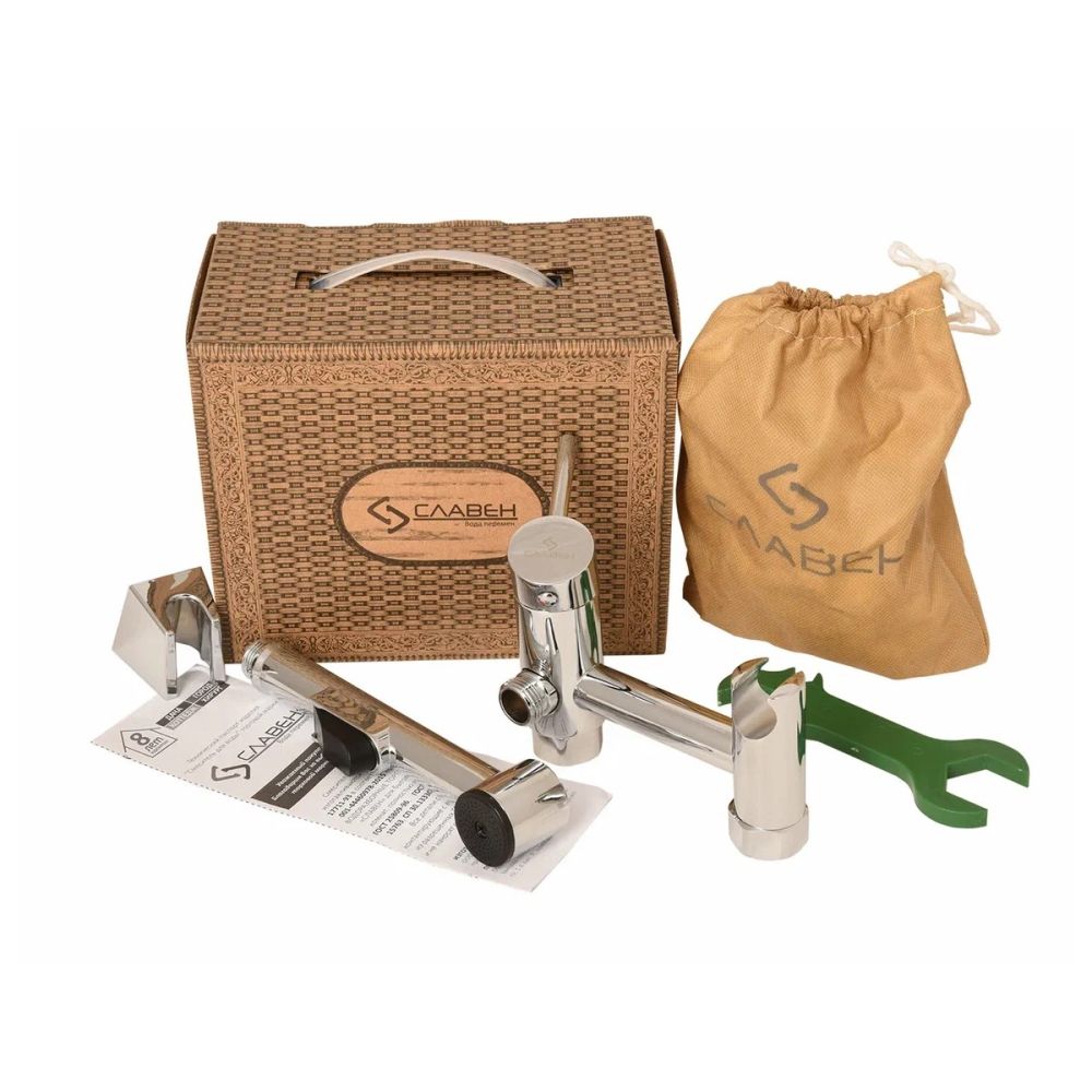 Гигиенический душ со смесителем Славен СЛ-ОД-Д51, хром