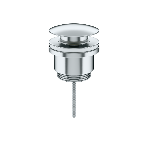 Донный клапан универсальный Ceramicanova 70003CH с системой "Клик - Клак" латунь хром глянцевый