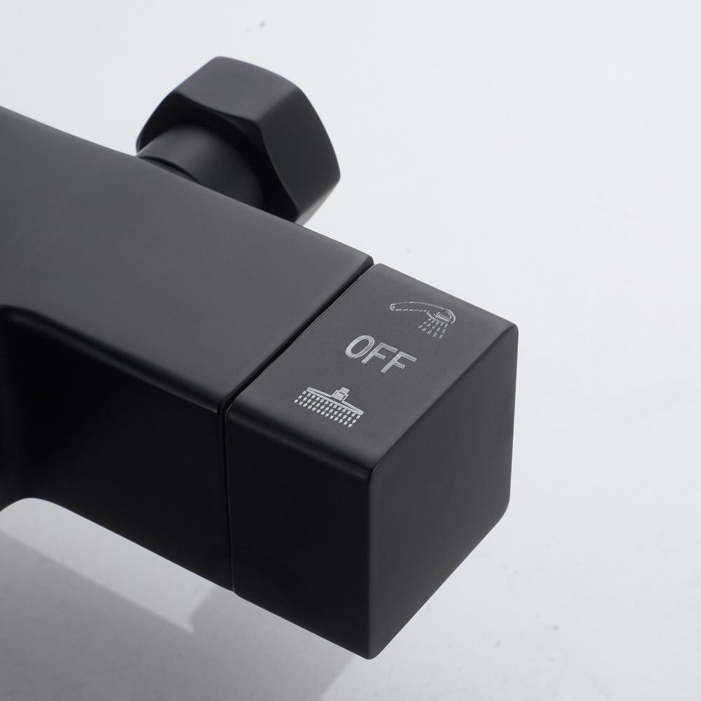 Душевая система Shevanik S4636H, черный, артикул S4636H