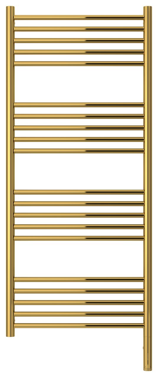 Полотенцесушитель электрический "БОГЕМА 3.0" прямая 1200х500 / МЭМ правый (Золото)