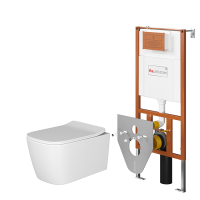 Artceram A16 Комплект: унитаз ASV003 01 + сиденье ASA001 01+ инсталляция 700.101