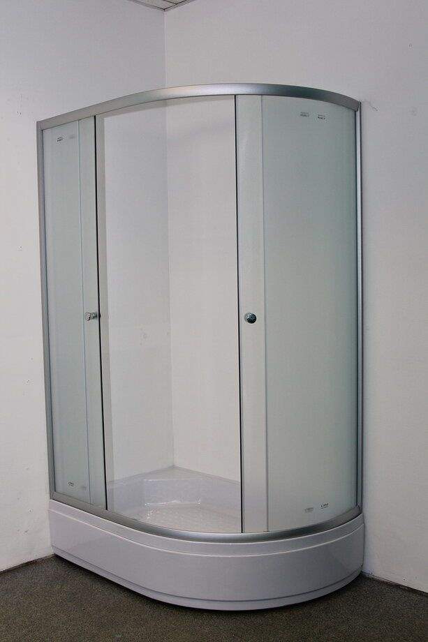 Уголок ZFM1201L душевой PARLY с поддоном (120х80х195)