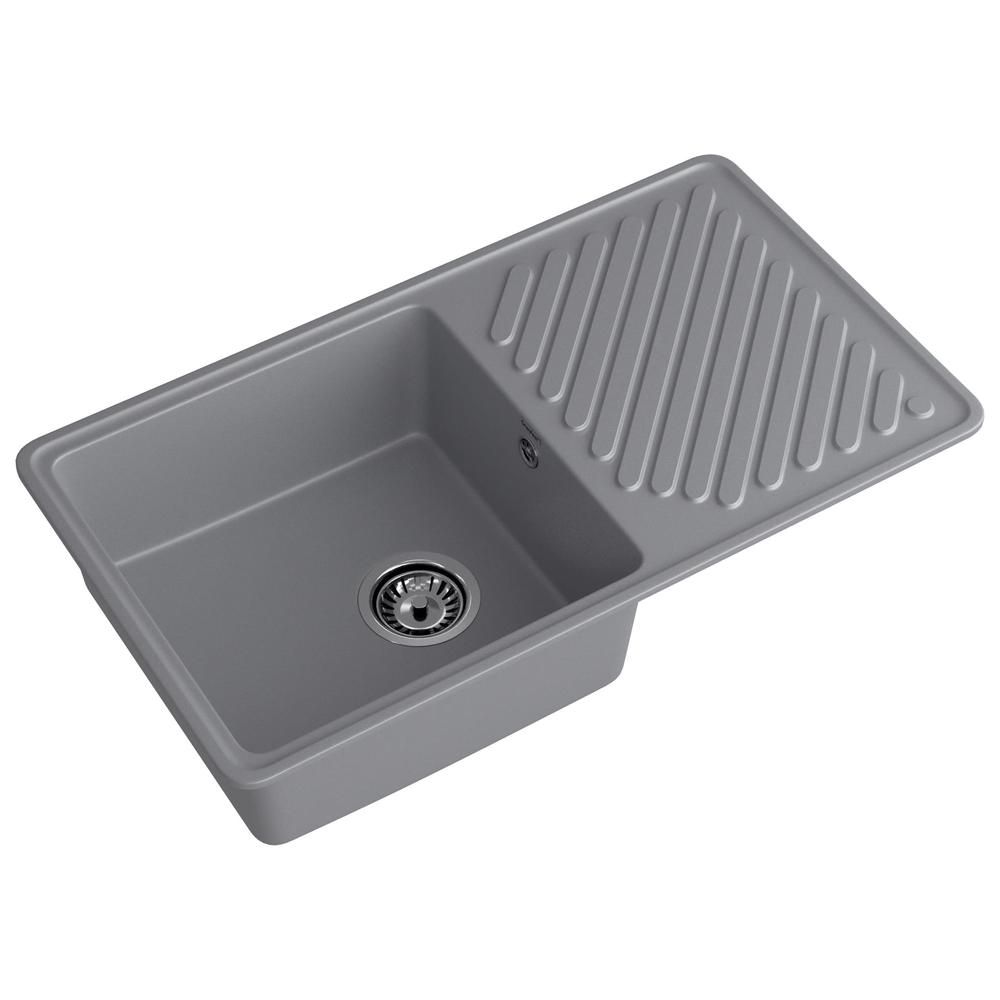 Кухонная мойка GranFest QUARZ 53, темно-серый, артикул 53 темно-серый